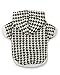 DroolingDog Dog Hoodie Houndstooth Clothes Pet Sweatshirt Dog Shirts for Small Dogs, Large