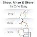 Reusable Grocery Bags | 8 Piece Set | Foldable Shopping Bags with Zippered Carrying Pouch |All The Bags You Need for a Complete Shopping Trip