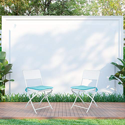 Relaxdays Klappstuhl BASTIAN, Gartenstuhl klappbar HBT 82 x 44 x 50 cm, Balkonstuhl, Rattan-Optik, schwarz (1er Pack) – Bild 6