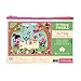 Mudpuppy Tea Party Pouch Puzzle, 12 Pieces, Ages 2-4, Reusable Pouch, 11 x 14” Completed Puzzle, Great for Travel, Made with Safe, Non-Toxic Materials