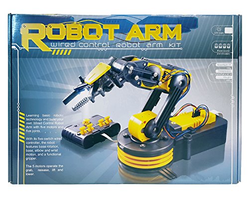 Circuit-Test Robotic Arm Edge Kit with Wired Controller - Learn Robotics Educational Kit - //coolthings.us