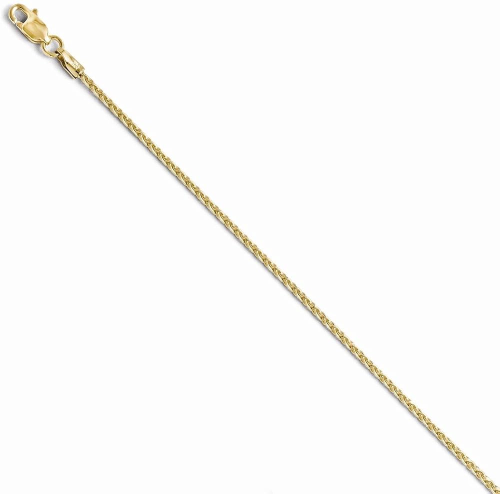 Leslies 10k 1 5mm Dia Cut Wheat Chain