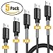 Micro USB Cable,Puridea 5 Pack Extra Micro USB to USB 2.0 Cable, A Male to Micro B Charge and Sync Cord for Android/Windows/MP3/Camera and Other Device (7 Inch x 1,3Ft x 2,6Ft x 2)