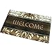 Amagabeli Rubber Welcome Door Mat for Front Door Entry Way No Slip Floor Rug for Indoor Home Decor Entrance Low Profile Carpet for Inside Patio 18