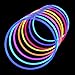 Wall2wall Neon Light Up Glow Sticks Bright Glo Lite Stix 8'' Bracelet Necklace Favors 200 Pcs Pack
