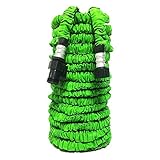 Expandable Lawn Garden Hose,GenLed 25ft Strongest Expandable Garden Hoses,Super Lightweight Automatically Expands and Contracts,Car Washing Hose for Watering Plants,Auto Wash,Cleaning Patio House