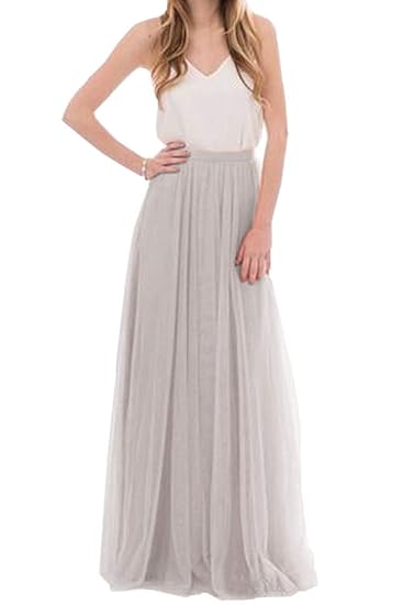 tulle maxi skirt bridesmaid