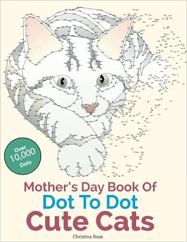 Mothers Day Book Of Dot To Dot Cute Cats Adorable Anti - 