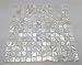Vogue Tile Oyster Mother of Pearl Square Shell Mosaic for Kitchen Backsplashes, Bathroom Walls, Spa Tile, Pool Tile