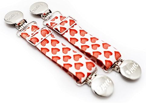 Mitz Accessories Multi-Purpose Boot Straps and Pant Clips - Sweetheart