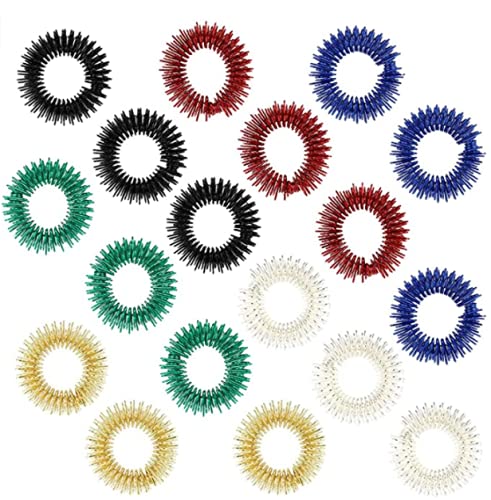 Photo 1 of 30 Pieces Spiky Sensory Finger Rings