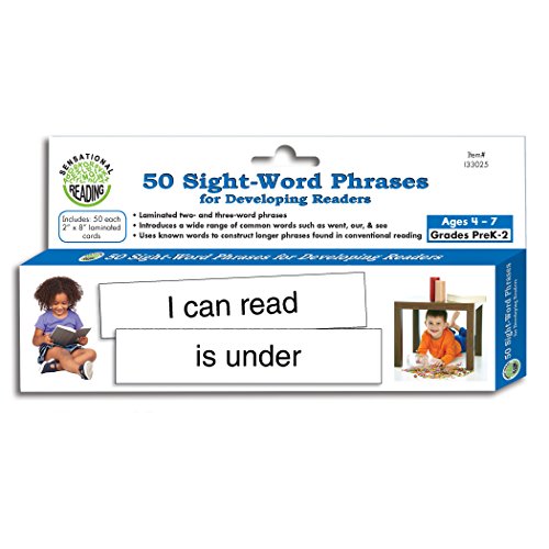 Sight Word Phrases for Developing Readers
