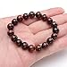 JOVIVI 10MM Natural Lava Rock Essential Oil Diffuser Gemstone Healing Power Round Elastic Stretch Bracelet Variation Colors and Material