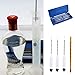 Tiptiper 3 x Alcohol Tester,1 x Alcohol Thermometer, Thermometer Hydrometer Vinometer Alcohol Meter Tester Measure Proof