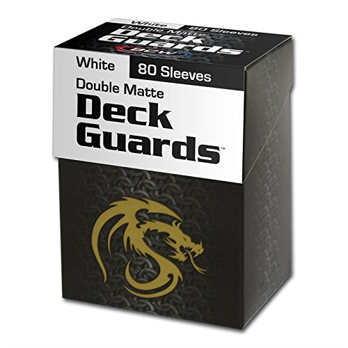 (1) White BCW Deck Guard Pack - Trading Card Sleeves - 80 Sleeves per Pack - BCW-DGM80-WHI