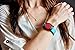 WoCase Wristband for Misfit Shine Activity and Sleep Tracker Band Bracelet (Turquoise, One Size, Fits Most Wrist)