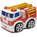 Kid Galaxy PBS Kids Toy Fire Truck. Soft Push Car Vehicle for Toddlers, Boys & Girls Age 18 Months & Up, Red. Juguetes Coche Camión De Bomberos para Niños. from Co. Behind Wild Kratts Vehicle
