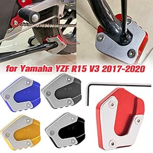 Lorababer Motorfiets YZFR15 Kickstand Foot Zijstandaard Enlarger stootkussen Plaat Accessoire Extensie CNC Geschikt voor…