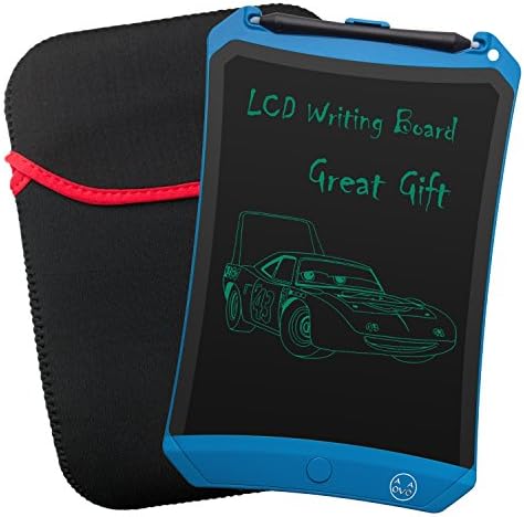8.5 Inch Writing Board, High Brightness Electronic Drawing Board, Message Board with Screen Lock, Handwriting Pad with Stylus Kids, Family Memo, Office (Blue-8.5)