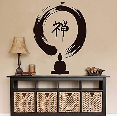 Likeai Wandaufkleber Wand Stick Zen Buddhismus Indien Kreative Pop Wohnkultur Abnehmbare Vinyl Wand Dacal Aufkleber Wasserdic
