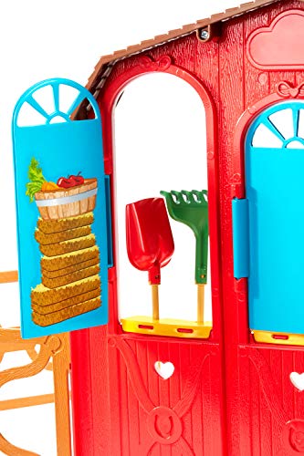 Barbie GFF51 Spaß auf dem Bauernhof Bauernhof Spielset mit Zwei Puppen, Puppen Spielzeug ab 3 Jahren – Bild 5