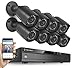 Amcrest Full-HD (AMDV10818-8B-B) 1080P 8CH Video Security System w/ Eight 2.0MP (1920TVL) Outdoor IP67 Bullet Cameras, 98ft Night Vision, Hard Drive Not Included (Black)