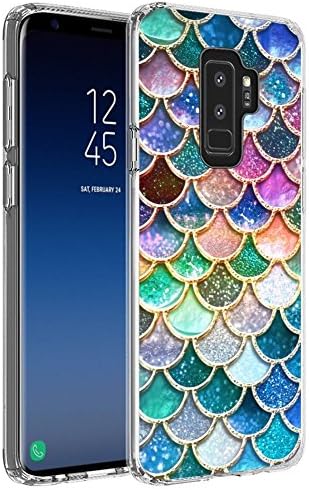 youxieshang Cross Samsung Galaxy S9 Case Customized Design Anti-Scratch Flexible Shock Absorption Soft TPU Protective Phone Case for Samsung Galaxy S9-Clear (Colorful Mermaid)