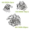 PLUSINNO-Fishing-Accessories-Kit-241-Pcs-Including-Hooks-Bullet-Weights-Sinker-Rolling-Barrel-Bearing-Swivels-Connector-Fishing-Line-Beads-Fishing-Accessories-Set-With-Tackle-Box PLUSINNO-Fishing-Accessories-Kit-241-Pcs-Including-Hooks-Bullet-Weights-Sinker-Rolling-Barrel-Bearing-Swivels-Connector-Fishing-Line-Beads-Fishing-Accessories-Set-With-Tackle-Box