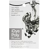 Jacquard iDye Poly Synthetic Fiber Fabric Dye Black