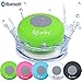 Guppy Water Resistant Bluetooth Shower Speaker Wireless Portable, Kid-friendly, Built-in Control Buttons, Speakerphone, Powerful Suction Cup, w/Safety Lanyard - Best for Indoor & Outdoor Use (Green)