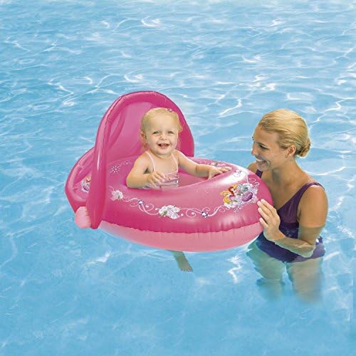 Swimways Inflatable Sun Canopy Baby Float with Removable Canopy