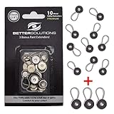 Better Solutions PREMIUM Collar Extenders - 10 Pack - Stainless Steel - Adds 1/2-Full Size Comfort to Dress Shirts- Discreet - 3 BONUS Waist Extenders!