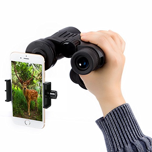FLAGPOWER Universal Cell Phone Smartphone Quick Photography Adapter Mount Connector for Telescope Monocular Spotting Scope Microscope for Mobile Phone - Thumbnail 5