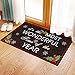 Attraction Design Christmas Outdoor Indoor Entrance Doormat, Non Slip Rubber Backing Door Mat, Low-Profile Mats for Entry Garage Patio High Traffic Areas, Christmas Holiday Doormat Entry Floor Mat