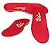 Red Orthotic Sports Insole by KidSole -- Lightweight Soft & Sturdy Orthotic Technology For Active Children With Flat Feet and Other Arch Support Problems (US Kids Sizes 4-6 (24 CM))