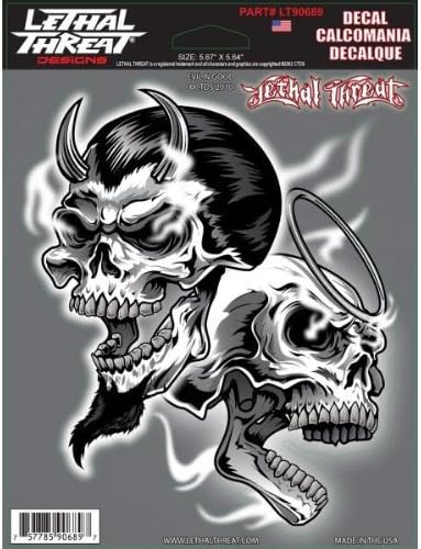 Lethal Threat Evil N Good Decal LT90689