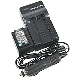 DSTE Replacement for BP-727 Fully Decoded Battery + DC131 Travel and Car Charger Adapter Compatible Canon CG-700 Vixia HF R30 R32 R60 R62 R72 R506 R600 R700 M500 M506 SLR as BP-727F BP-718