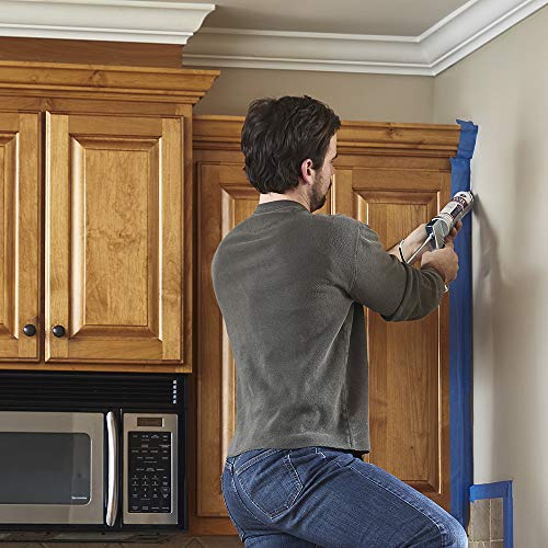 GE Ultra Seal Siliconized Acrylic Latex Caulk, White, 10.1oz