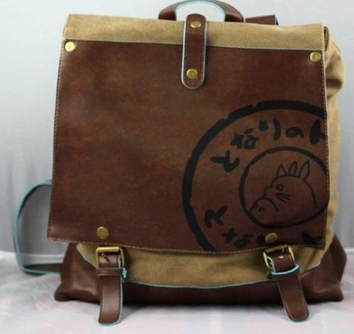 STUDIO GHIBLI Fashion My Neighbor Totoro Canvas backpack School bag