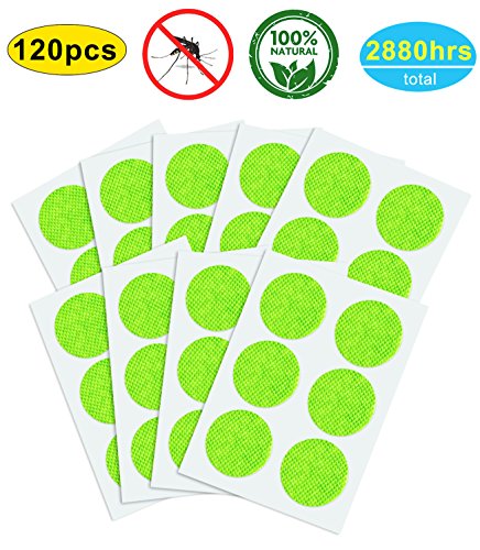 YHMALL 120 Pcs Mosquito Repellent Patches, Non-Toxic, Safe for Kids and Adults