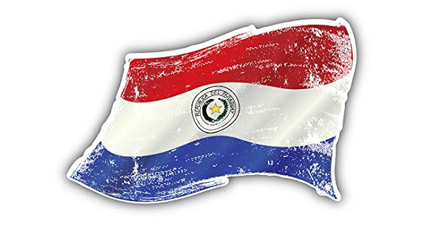 Tiukiu Calcomanía de Vinilo con la Bandera de Paraguay ...