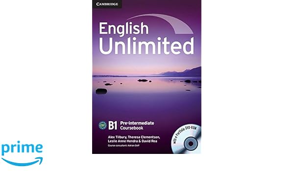 English Unlimited Pre Intermediate Coursebook With E - 