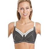 Camille Womens Royce Lauren Firm Support Ladies Breastfeeding Nursing Black Bra