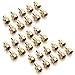 30 Pcs Metal Slotted Slot Valve Cap with Valve Core Remover