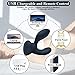 Anal Vibrator, Vibrating Anal Sex Toy Dual Motors Prostate Massager 10 Stimulation Patterns USB Rechargale Remote Control, Waterproof Personal Massager Sex G-Spot Anal Toys for Man Women Adult