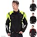 Viking Cycle Ironborn Protective Textile Motorcycle Biker Jacket for Men (Large, Green)