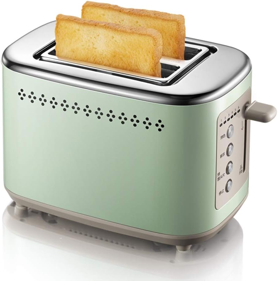 AQWER Toasters 2 Slice with Wide Slot,Toaster with Cancel/REHEAT Function & 6 Files Settings,2