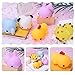 LEEHUR 5Pcs Advanced Mochi Squishy Toys Animal Party Favors Prizes Squishies Squeeze Kawaii Funny Soft Stress and Anxiety Relief ADHD ADD for Kids Adults Easter Gifts Easter Basket Stuffers Fillers