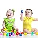 Sumind 24 Pieces Egg Shaker Set Easter Eggs Maracas Eggs Musical Eggs Plastic Eggs for Easter Party Favours Party Supplies Musical Toys, 6 Colors