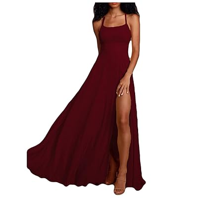 Fanciest Halter Chiffon Bridesmaid Dresses Long Red Jamaica | Ubuy